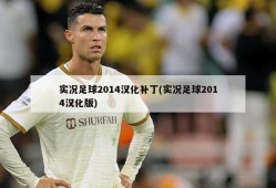 实况足球2014汉化补丁(实况足球2014汉化版)