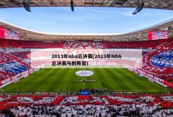 2013年nba总决赛(2013年NBA总决赛马刺阵容)
