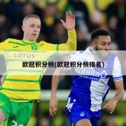 欧冠积分榜(欧冠积分榜排名)
