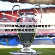 2018世界杯决赛回放(2018世界杯决赛回放世界杯完整回放)