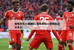 葡萄牙队vs德国队(葡萄牙队vs德国队比分多少)