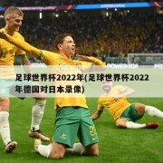 足球世界杯2022年(足球世界杯2022年德国对日本录像)