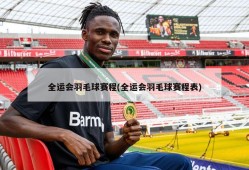 全运会羽毛球赛程(全运会羽毛球赛程表)