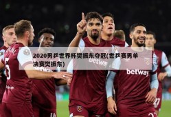 2020男乒世界杯樊振东夺冠(世乒赛男单决赛樊振东)