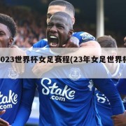 2023世界杯女足赛程(23年女足世界杯)