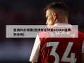 亚洲杯足球赛(亚洲杯足球赛2024小组赛积分榜)