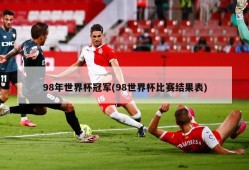 98年世界杯冠军(98世界杯比赛结果表)