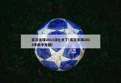 实况足球2013汉化补丁(实况足球2013手机中文版)