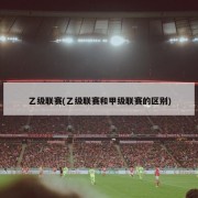 乙级联赛(乙级联赛和甲级联赛的区别)