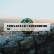 北京国安足球俱乐部(北京国安足球俱乐部股东)