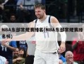 NBA东部常规赛排名(NBA东部常规赛排名榜)