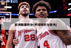 欧洲联赛积分(开球网积分查询)