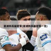 亚洲杯历届冠军(亚洲杯历届冠军一览)