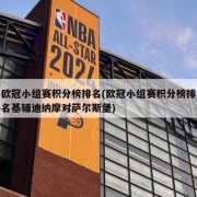 欧冠小组赛积分榜排名(欧冠小组赛积分榜排名基辅迪纳摩对萨尔斯堡)