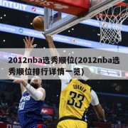 2012nba选秀顺位(2012nba选秀顺位排行详情一览)