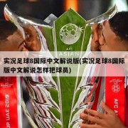 实况足球8国际中文解说版(实况足球8国际版中文解说怎样把球员)