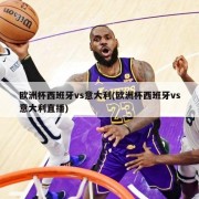 欧洲杯西班牙vs意大利(欧洲杯西班牙vs意大利直播)