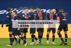 实况足球2013技能卡介绍(实况足球2013能力值图)