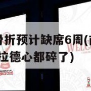 里德左手腕骨折预计缺席6周(前年断腿今年手腕骨折!利拉德心都碎了)