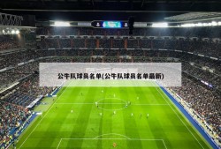 公牛队球员名单(公牛队球员名单最新)
