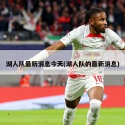 湖人队最新消息今天(湖人队的最新消息)