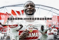奥运会奖牌榜(2008年北京奥运会奖牌榜)