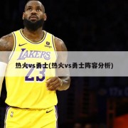 热火vs勇士(热火vs勇士阵容分析)