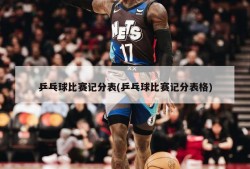 乒乓球比赛记分表(乒乓球比赛记分表格)