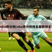 nba得分榜(nba得分榜排名最新排名)