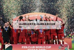 nba球队名单大全(nba球队名单大全英文)