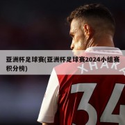 亚洲杯足球赛(亚洲杯足球赛2024小组赛积分榜)