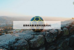 世界杯决赛(世界杯决赛2026)