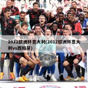 2012欧洲杯意大利(2012欧洲杯意大利vs西班牙)