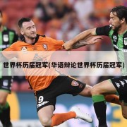世界杯历届冠军(华语辩论世界杯历届冠军)