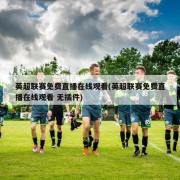 英超联赛免费直播在线观看(英超联赛免费直播在线观看 无插件)
