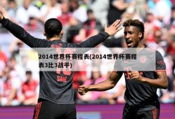 2014世界杯赛程表(2014世界杯赛程表3比3战平)