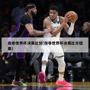 南非世界杯决赛比分(南非世界杯决赛比分结果)