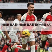 排球比赛人数(排球比赛人数是6个还是7人)