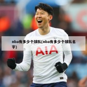 nba有多少个球队(nba有多少个球队名字)