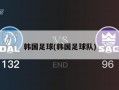 韩国足球(韩国足球队)